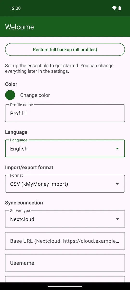 Language, format and synchronisation